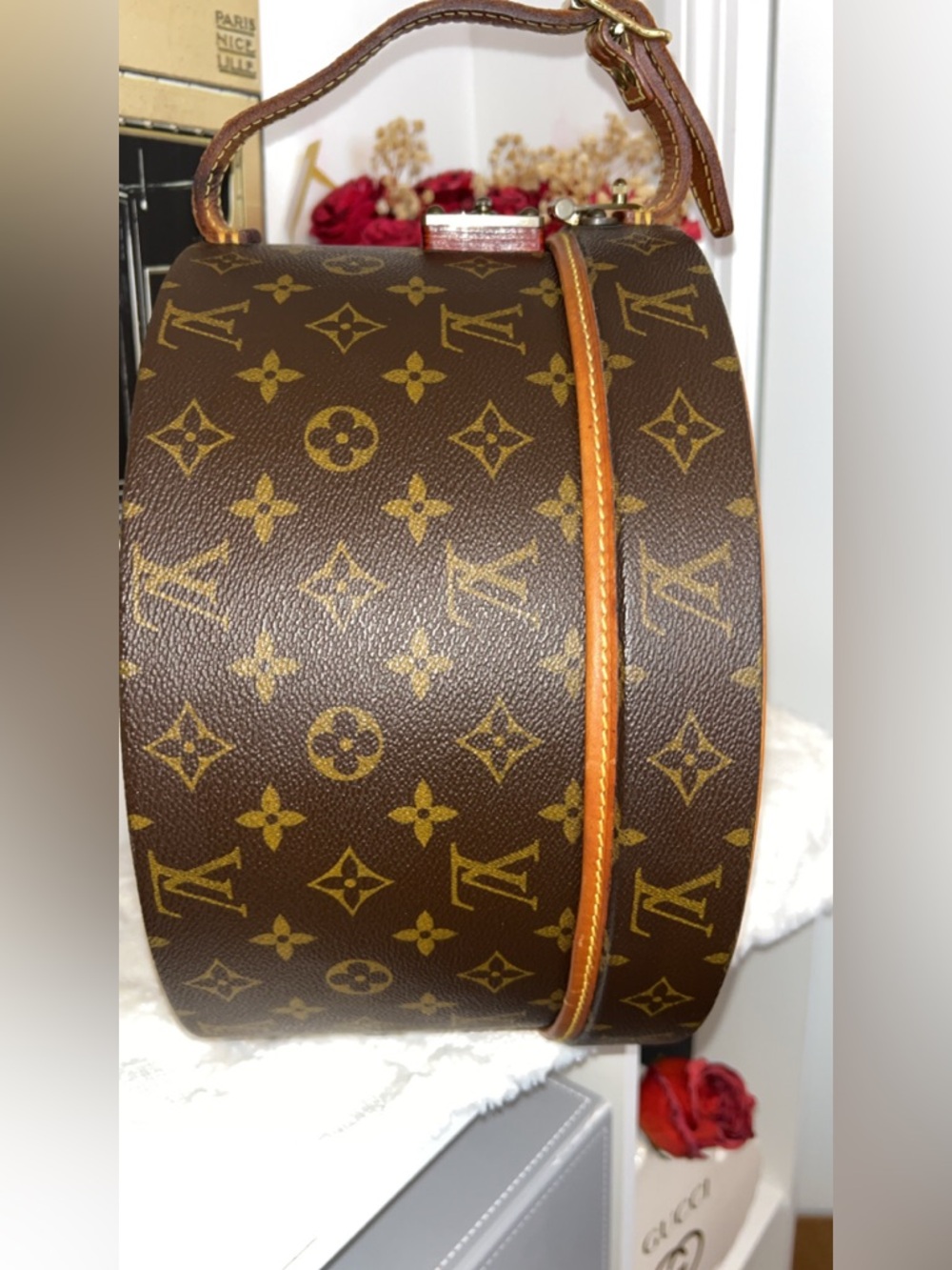 Louis Vuitton Boite Chapo 30  Monogram Round Hat Box - Picture 5 of 16